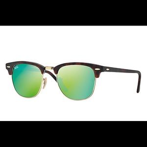Club master green flash lense RAY-BANS